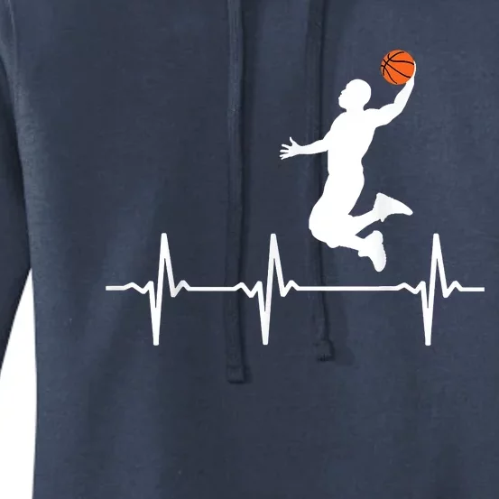 Basketball Heartbeat Shirts For Men Women's Pullover Hoodie