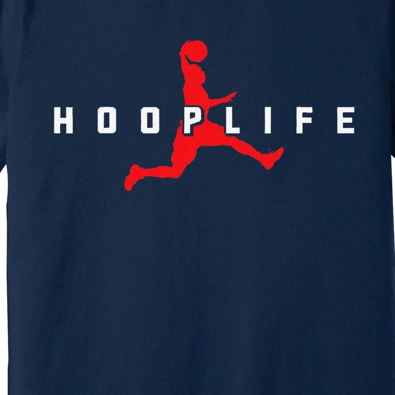 Basketball Hoop Sports Bball Coach Baller Basketball Player Premium T-Shirt