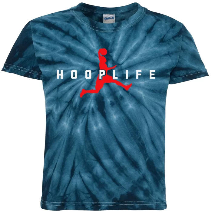 Basketball Hoop Sports Bball Coach Baller Basketball Player Kids Tie-Dye T-Shirt