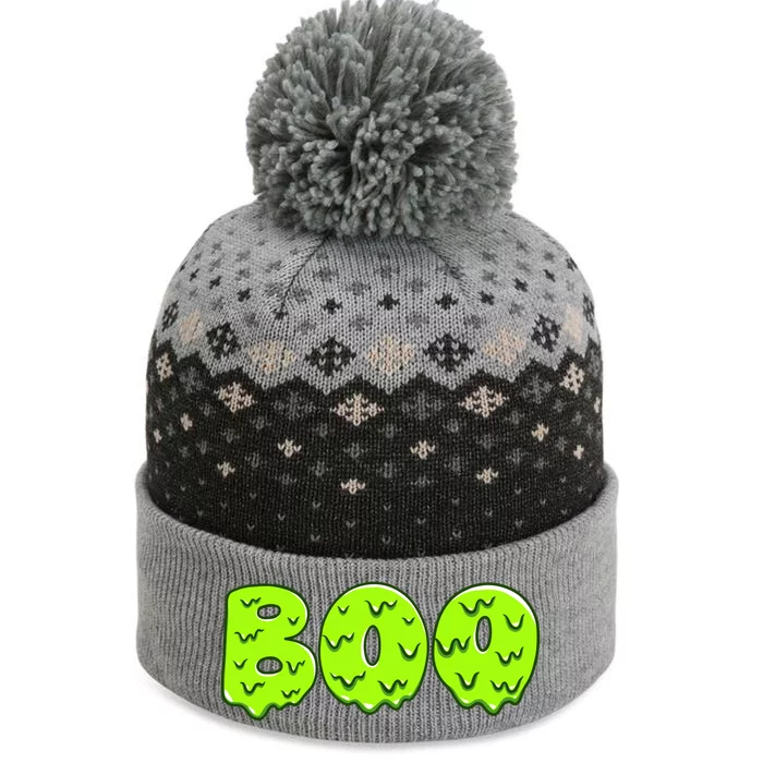 Boo Halloween Slime The Baniff Cuffed Pom Beanie