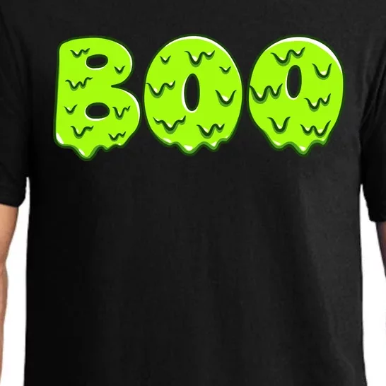 Boo Halloween Slime Pajama Set