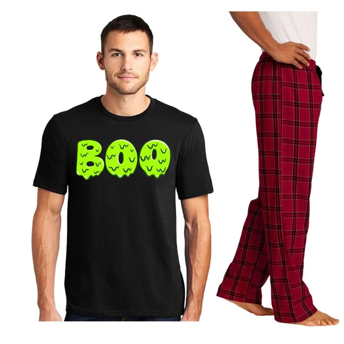 Boo Halloween Slime Pajama Set