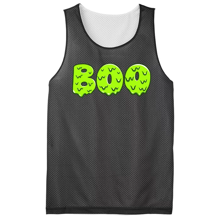 Boo Halloween Slime Mesh Reversible Basketball Jersey Tank