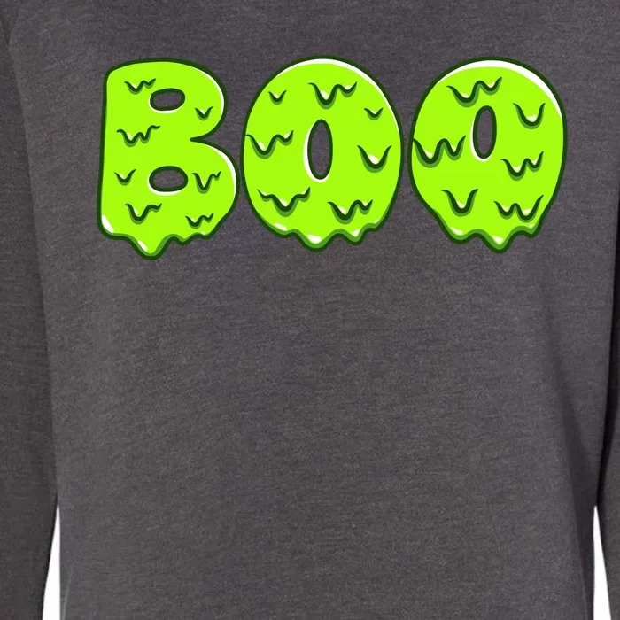 Boo Halloween Slime Womens California Wash Sweatshirt