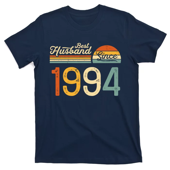 Best Husband Since 1994 Retro 30th Wedding Anniversary T-Shirt