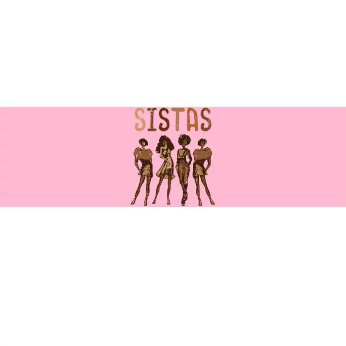 Black History Sistas Melanin Pride African American Bumper Sticker