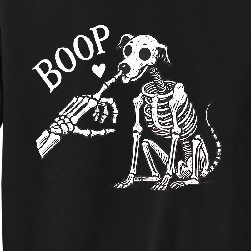 Boop Hand Skeleton And Dog Tall Sweatshirt