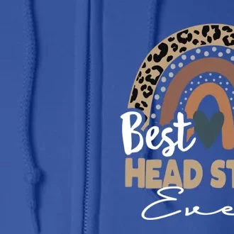 Best Head Start Ever Boho Rainbow Teacher Appreciation Gift Full Zip Hoodie