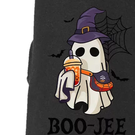 BooJee Halloween Spooky Season Cute Ghost Boujee Boogee Doggie 3-End Fleece Hoodie