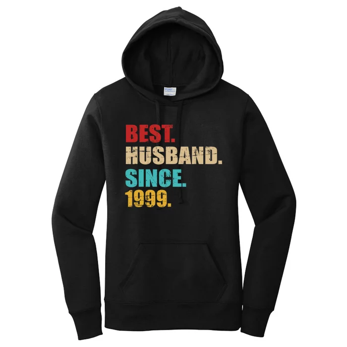 Best Husband Since 1999 For 25th Silver Wedding Anniversary Women's Pullover Hoodie