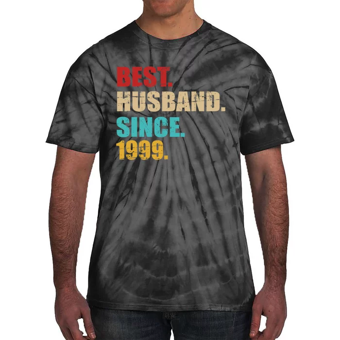 Best Husband Since 1999 For 25th Silver Wedding Anniversary Tie-Dye T-Shirt