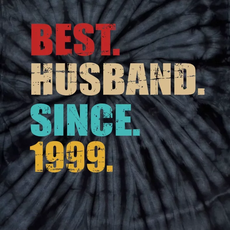 Best Husband Since 1999 For 25th Silver Wedding Anniversary Tie-Dye T-Shirt