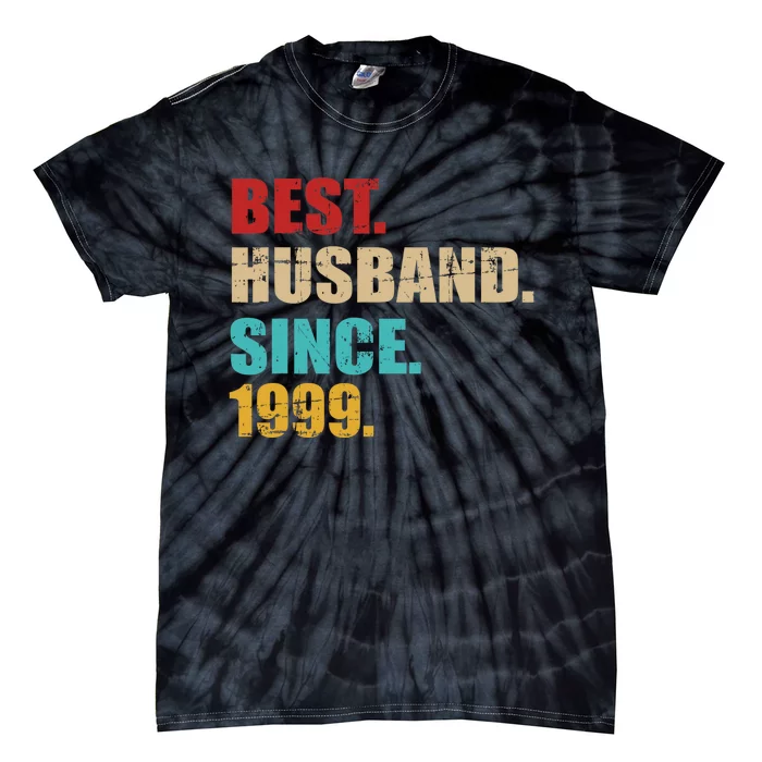 Best Husband Since 1999 For 25th Silver Wedding Anniversary Tie-Dye T-Shirt