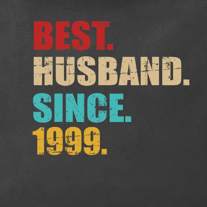 Best Husband Since 1999 For 25th Silver Wedding Anniversary Zip Tote Bag