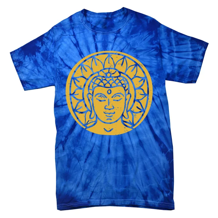 Buddha Head Spiritual Chi Gift Tie-Dye T-Shirt