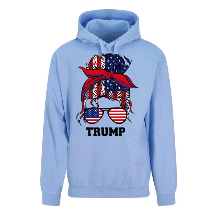 Bandana Headscarf Sunglasses Girl Trump Unisex Surf Hoodie