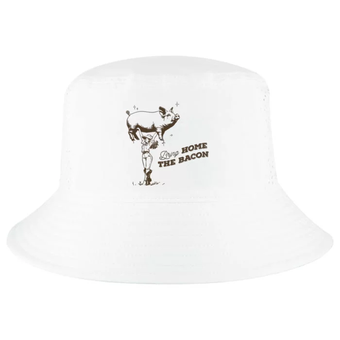 Bring Home The Bacon Country Western Cowgirl Cool Comfort Performance Bucket Hat