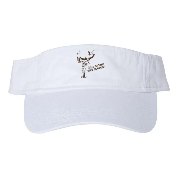 Bring Home The Bacon Country Western Cowgirl Valucap Bio-Washed Visor