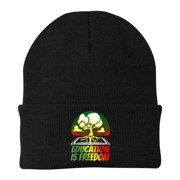 Black History T Shirts For Women Men Education Is Freedom Knit Cap Winter Beanie