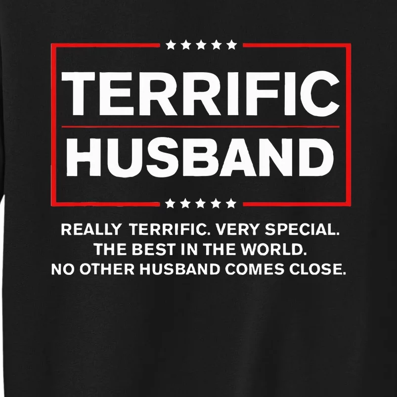 Best Husband Trump 2024 Terrific Husband Funny Trump Sweatshirt