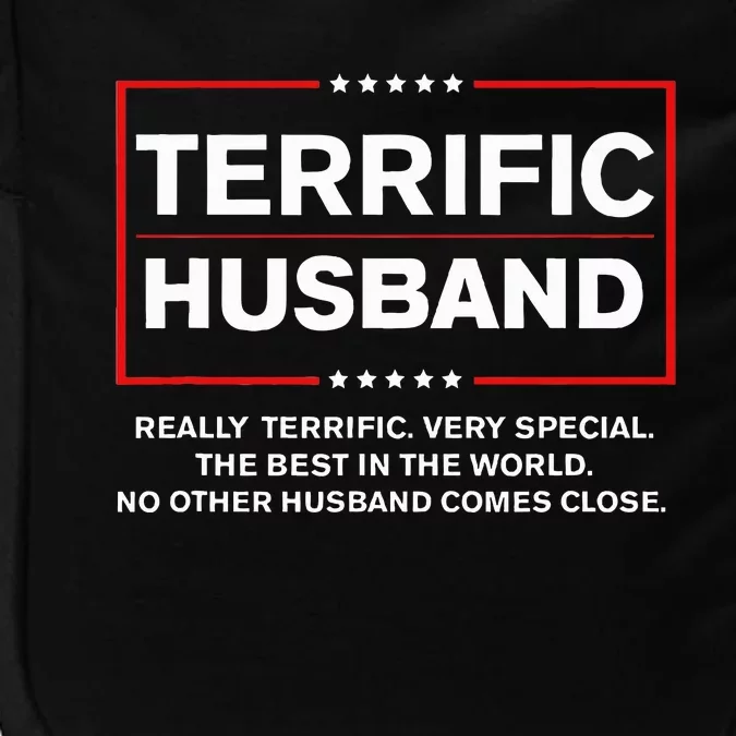 Best Husband Trump 2024 Terrific Husband Funny Trump Impact Tech Backpack