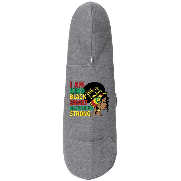 Black History Teacher History Teaching African American Gift Doggie 3-End Fleece Hoodie