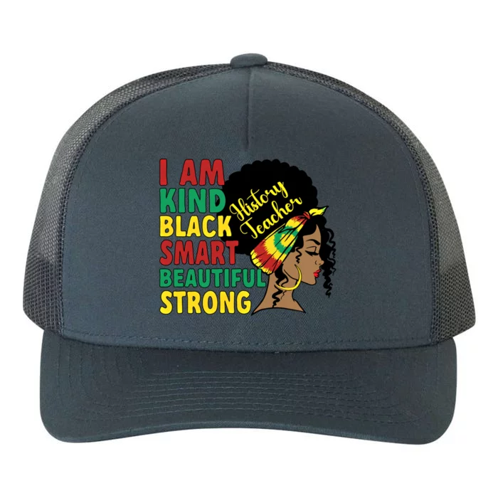 Black History Teacher History Teaching African American Gift Yupoong Adult 5-Panel Trucker Hat