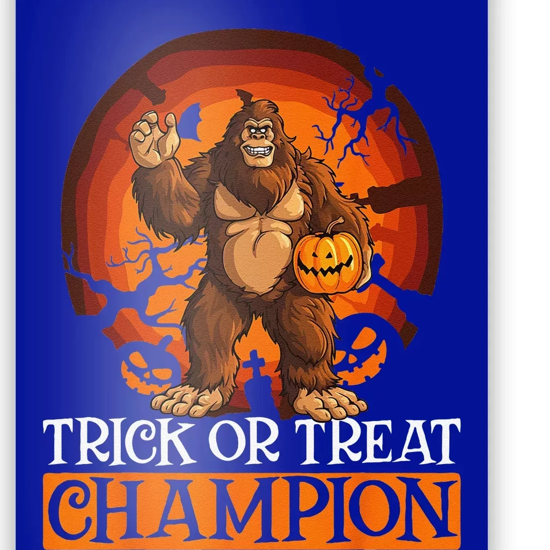 Bigfoot Halloween Trick Or Treat Hide And Seek Champion Cute Poster