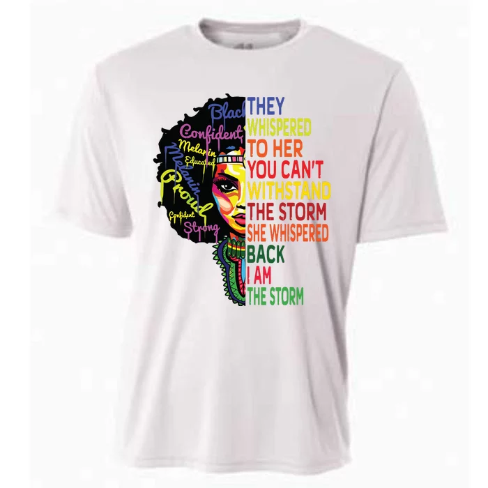 Black History T For Women I Am The Storm Juneteenth Cooling Performance Crew T-Shirt