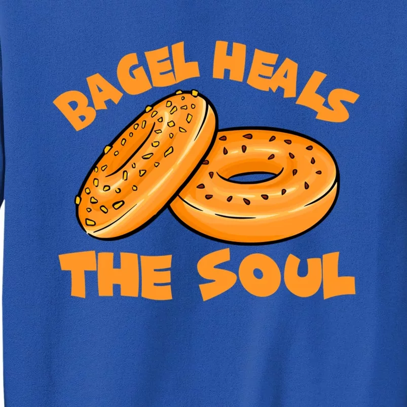 Bagel Heals The Soul Funny Baking Lovers Costume Funny Gift Tall Sweatshirt