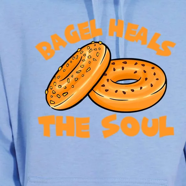 Bagel Heals The Soul Funny Baking Lovers Costume Funny Gift Unisex Surf Hoodie