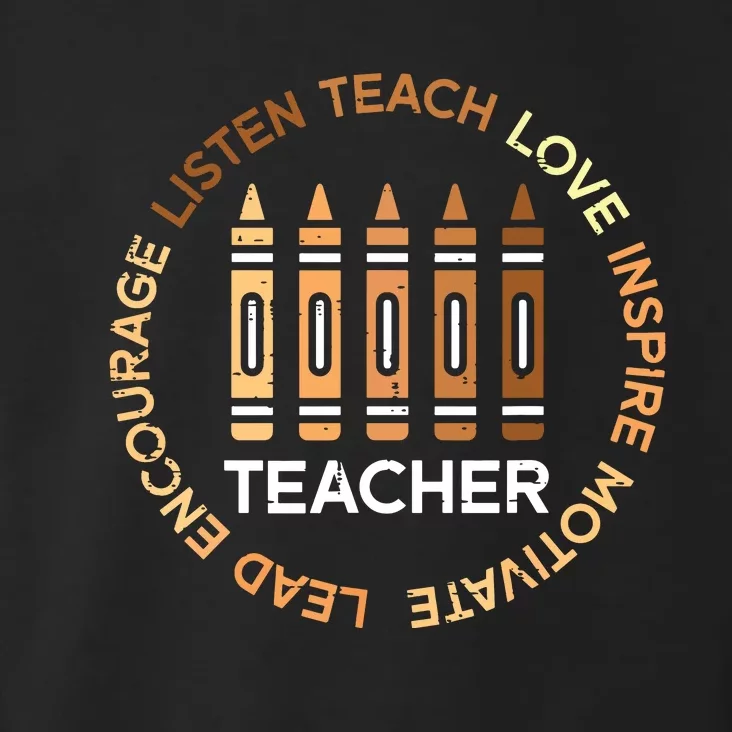 Black History Teacher Teach Love African American Women Toddler Hoodie