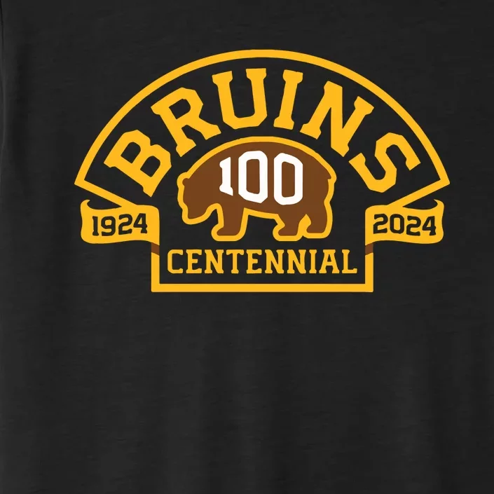 Bruins Hockey Team 100th Season Hockey 2024 ChromaSoft Performance T-Shirt