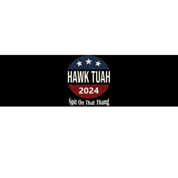 Bold Hawk Tuah Funny Statement Bumper Sticker