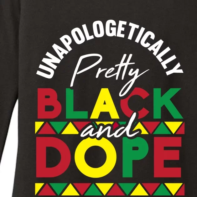 Black History Unapologetically African American Funny Gift Womens CVC Long Sleeve Shirt