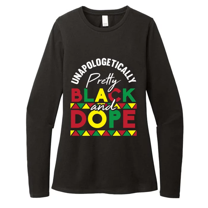 Black History Unapologetically African American Funny Gift Womens CVC Long Sleeve Shirt