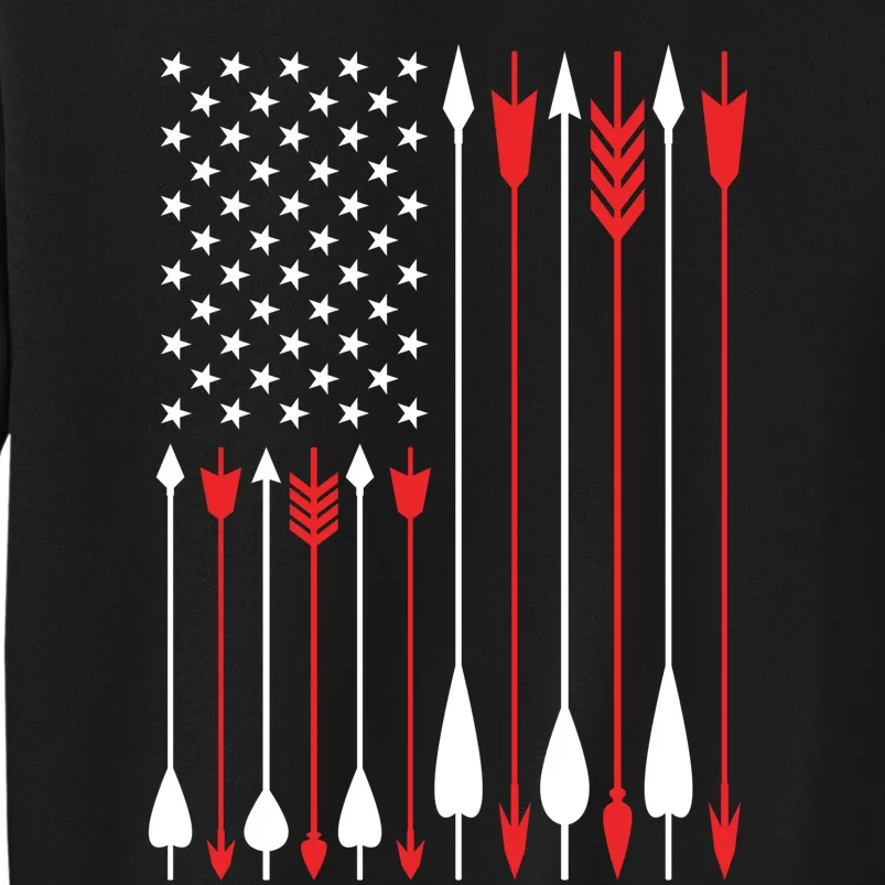 Bow Hunting USA American Flag Archery Hoodie Bow Hunter Sweatshirt