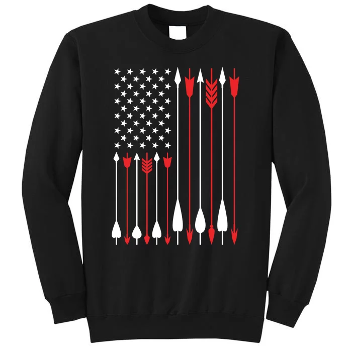 Bow Hunting USA American Flag Archery Hoodie Bow Hunter Sweatshirt