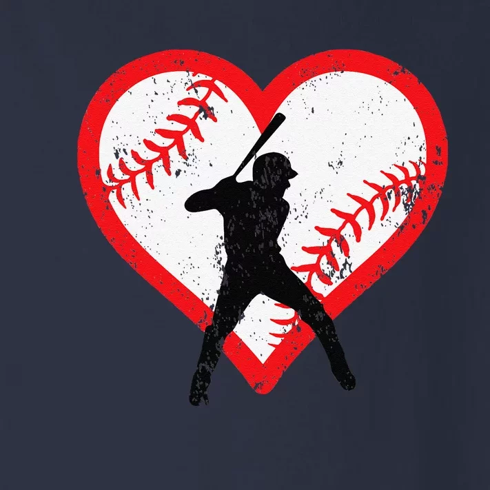 Baseball Heart Valentine's Day Gifts Cutens Toddler Long Sleeve Shirt