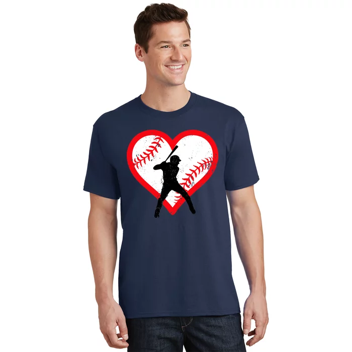 Baseball Heart Valentine's Day Gifts Teen T-Shirt