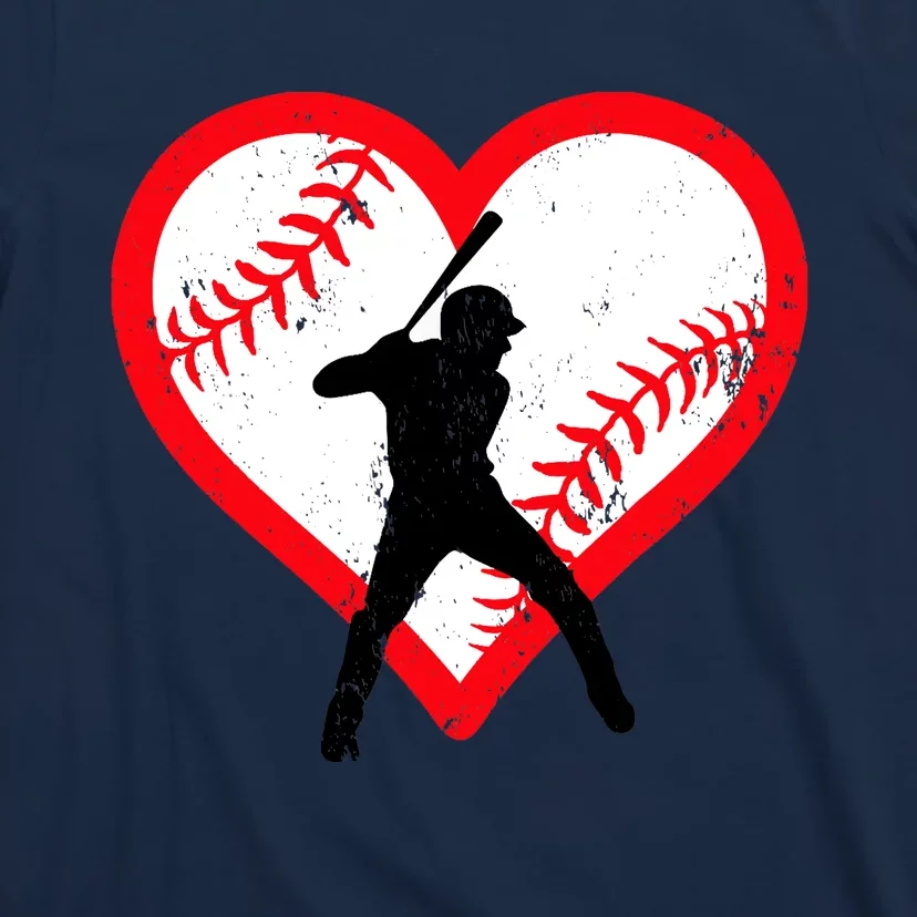 Baseball Heart Valentine's Day Gifts Teen T-Shirt