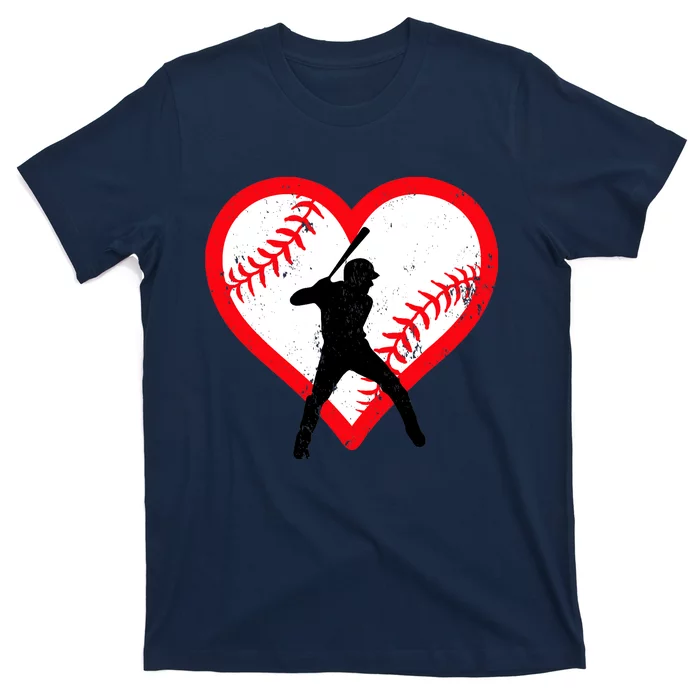 Baseball Heart Valentine's Day Gifts Teen T-Shirt