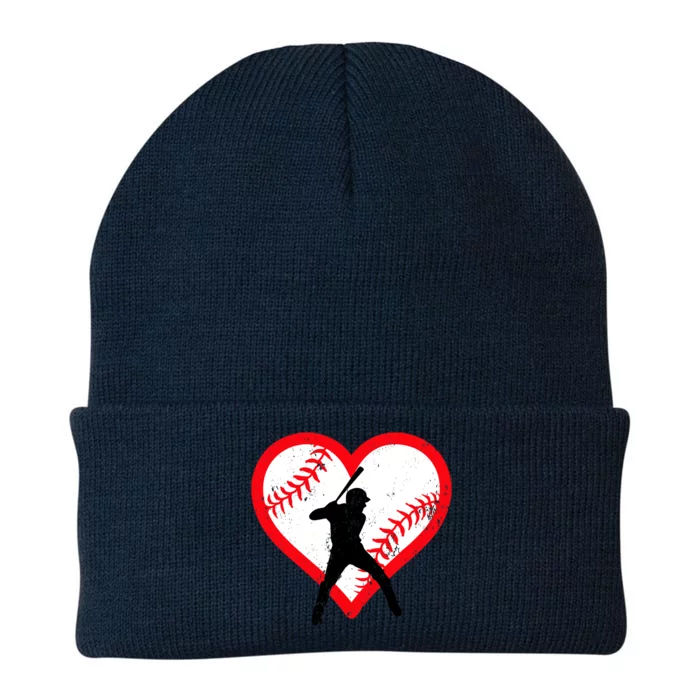 Baseball Heart Valentine's Day Gifts Teen Knit Cap Winter Beanie