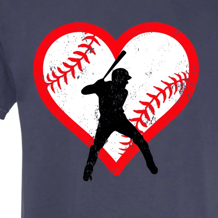 Baseball Heart Valentine's Day Gifts Teen Boy Garment-Dyed Heavyweight T-Shirt