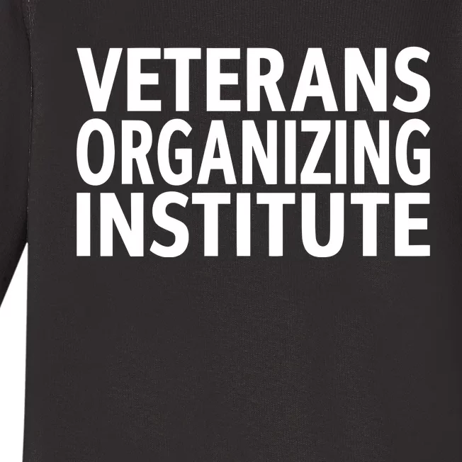 Bidenharris Hq Veterans Organizing Institute Baby Long Sleeve Bodysuit