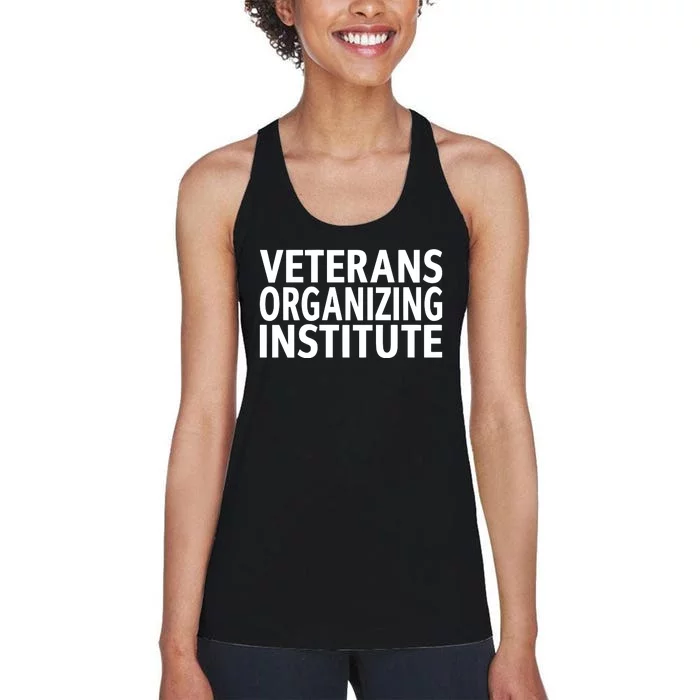 Bidenharris Hq Veterans Organizing Institute Women's Racerback Tank