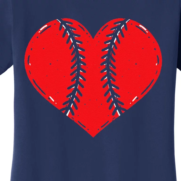 Baseball Heart Valentine's Days Women's T-Shirt