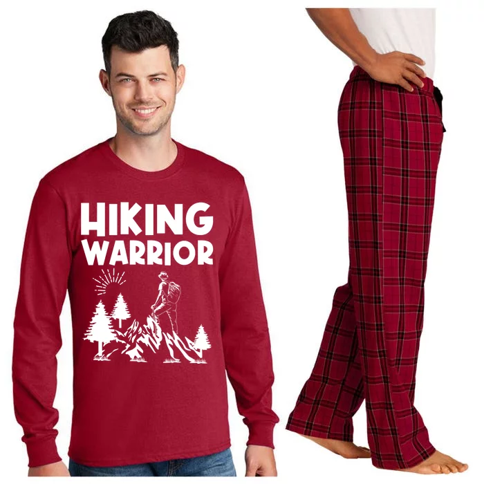 Backpacking Hiking Warrior Long Sleeve Pajama Set