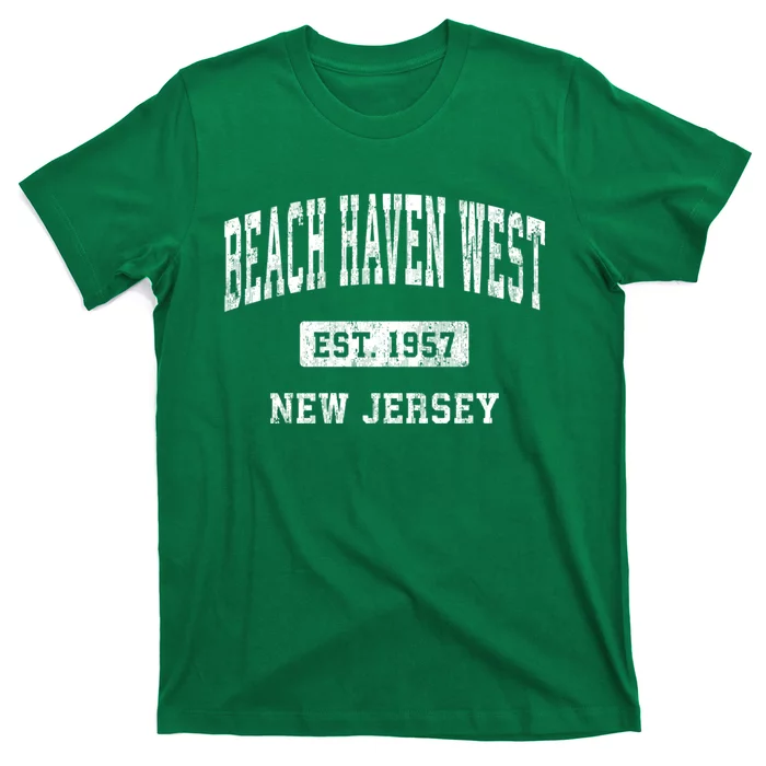 Beach Haven West New Jersey Nj Vintage Athletic Sports T-Shirt