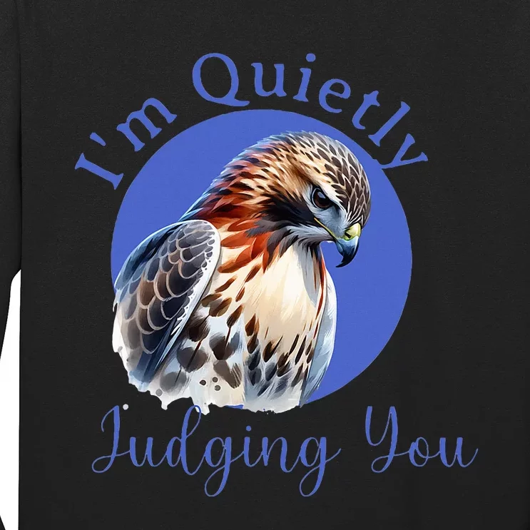 Beautiful Hawk With Long Sleeve Shirt